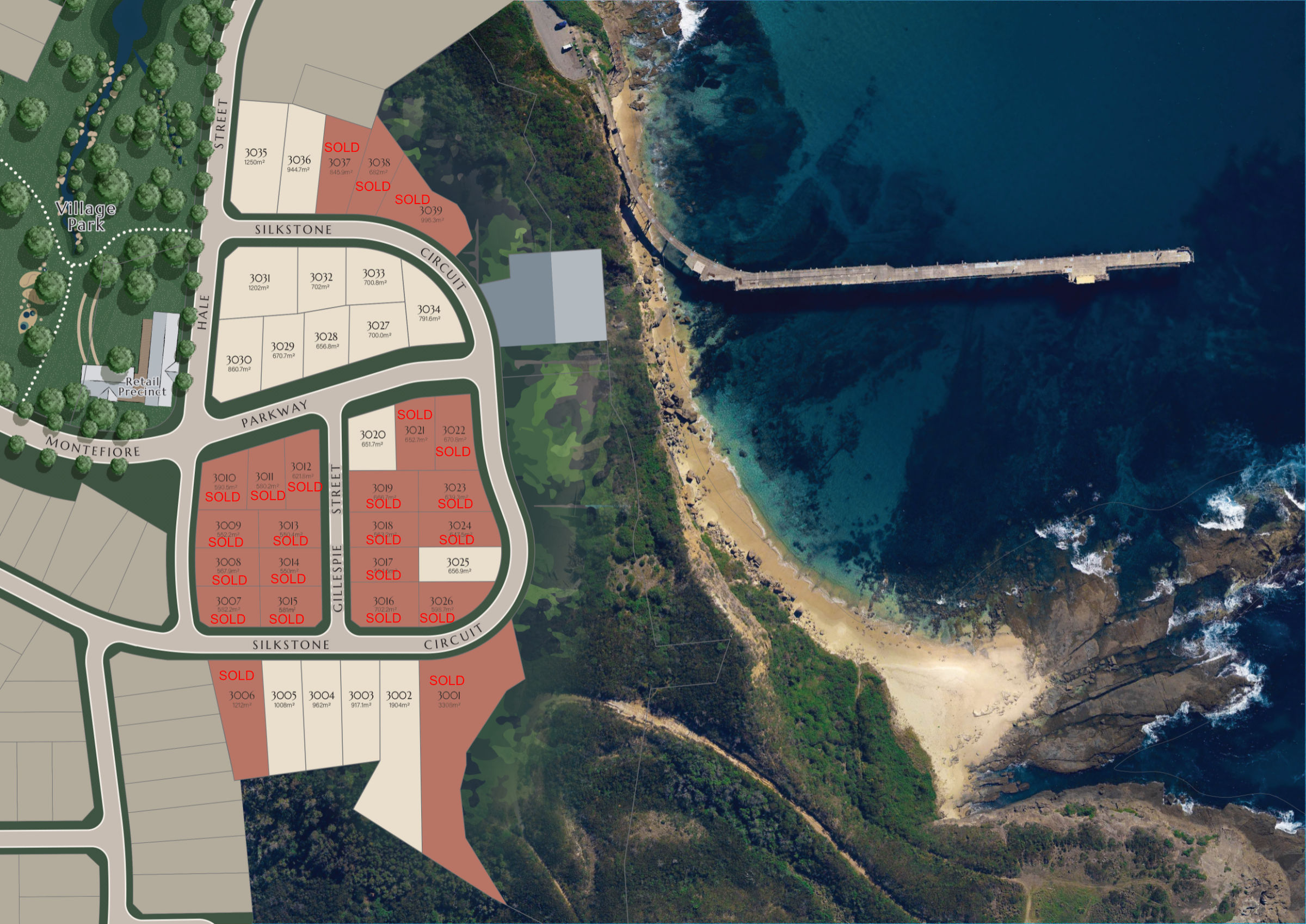 Beaches Lot Diagram